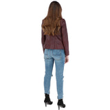Ashwood Leather Jacket Burgandy: AWL-281