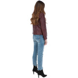 Ashwood Leather Jacket Burgandy: AWL-281