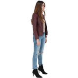 Ashwood Leather Jacket Burgandy: AWL-281