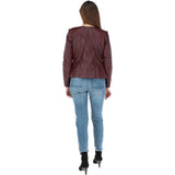 Ashwood Leather Jacket Burgandy: AWL-281