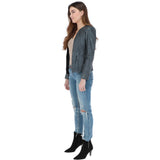 Ashwood Leather Jacket Grey: AWL-281