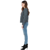 Ashwood Leather Jacket Grey: AWL-281