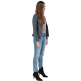 Ashwood Leather Jacket Grey: AWL-281