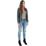 Ashwood Leather Jacket Grey: AWL-281