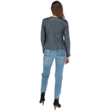 Ashwood Leather Jacket Grey: AWL-281
