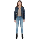 Ashwood Leather Jacket Navy: AWL-281