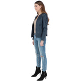 Ashwood Leather Jacket Navy: AWL-281