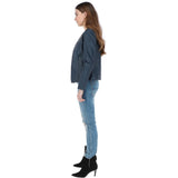 Ashwood Leather Jacket Navy: AWL-281