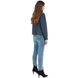 Ashwood Leather Jacket Navy: AWL-281