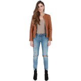 Ashwood Leather Jacket Tan: AWL-281