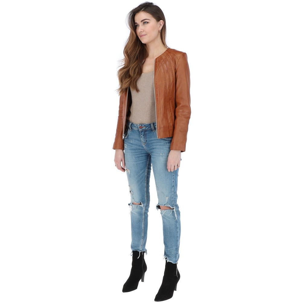 Ashwood Leather Jacket Tan: AWL-281