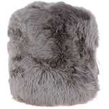 Fenland Sheepskin Pouffe Stool Mink: FF-POUFFE