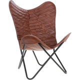 Ashwood Sindhi Butterfly Chair Tan:KDDPC-001