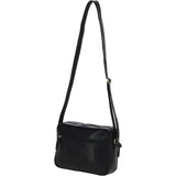 Unisex Ashwood Leather Body Bag – Black: T-72