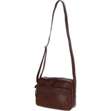 Unisex Ashwood Leather Body Bag – Chestnut Tan: T-72