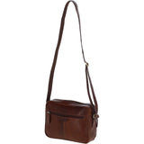Unisex Ashwood Leather Body Bag – Chestnut Tan: T-72