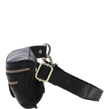 Ashwood Leather Waist Bag - Black: T-74