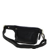 Ashwood Leather Waist Bag - Black: T-74