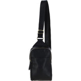 Ashwood Three Pocket Leather Sling Bag - Black: T-75