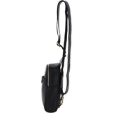 Ashwood Three Pocket Leather Sling Bag - Black: T-75
