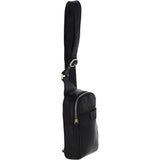 Ashwood Three Pocket Leather Sling Bag - Black: T-75