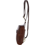 Ashwood Three Pocket Leather Sling Bag - Chestnut Tan: T-75