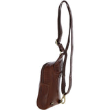 Ashwood Three Pocket Leather Sling Bag - Chestnut Tan: T-75