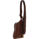 Ashwood Three Pocket Leather Sling Bag - Chestnut Tan: T-75