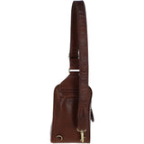 Ashwood Three Pocket Leather Sling Bag - Chestnut Tan: T-75