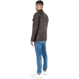 Leather Coat Nevada Timber: 2238
