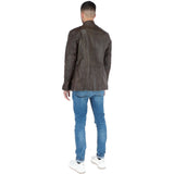 Leather Coat Nevada Timber: 2238