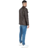 Leather Coat Nevada Timber: 2238