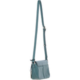 Ashwood Flap Over Leather Crossbody Bag Green: Z-75