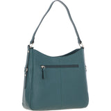 Ashwood Top Zip Leather Shoulder Bag Green: Z-77