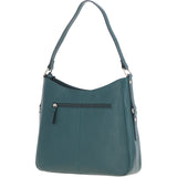 Ashwood Top Zip Leather Shoulder Bag Green: Z-77