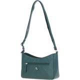 Ashwood Top Zip Leather Crossbody Bag Green: Z-78