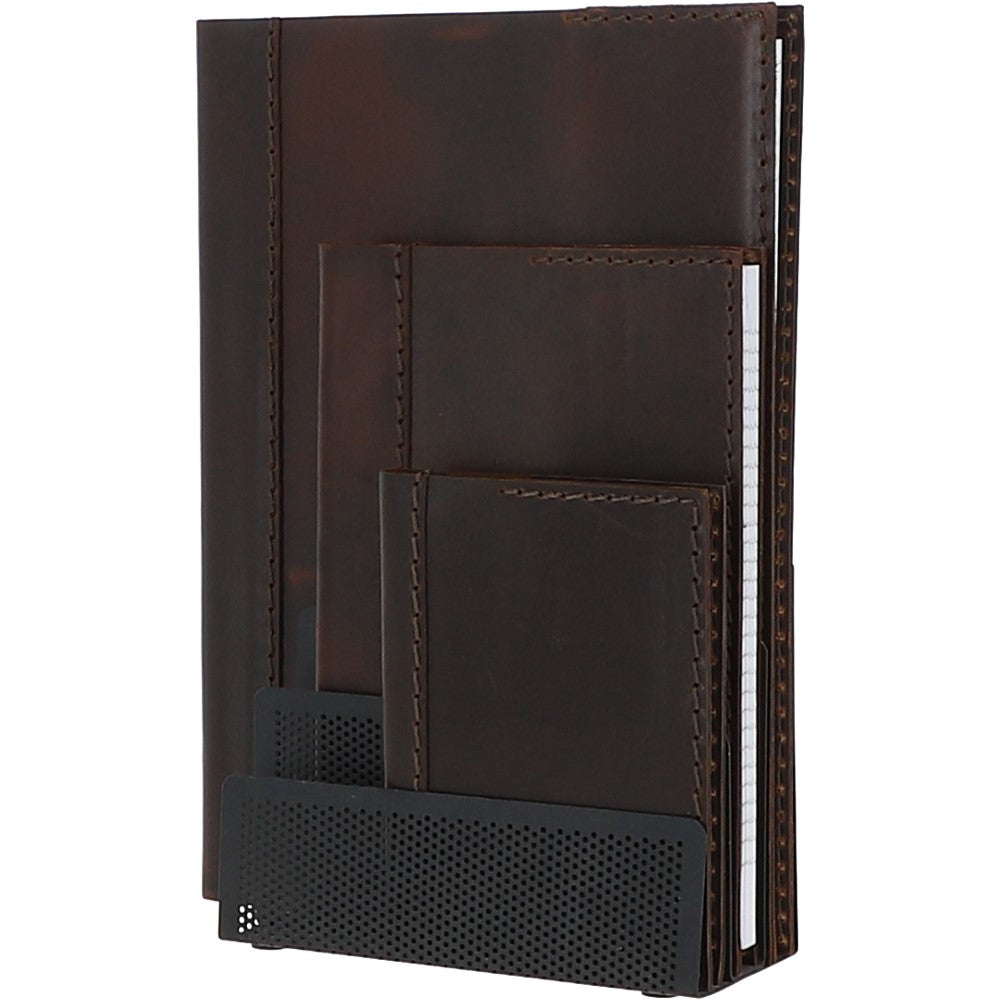 A5 Leather Book Cover Copper Brown: A5 BOOK COVER