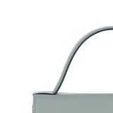 Elegant Ashwood Leather Handbag with Detachable Crossbody Strap Sage: 64731