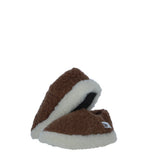 Soft and Cosy Full Woollen Unisex Indoor Slippers in Brown: Pantofole