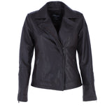 Ashwood Leather Women’s Real Leather Jacket with Hidden Zips in Brown: AWL-92