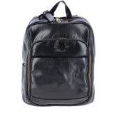 Vegetable Tanned Leather Backpack Black : 11319