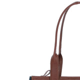 Ashwood Leather & Harris Tweed® Cloth Genuine Leather Shoulder Bag Tan/Watch: TW-23-04-TW