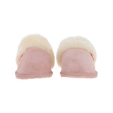 Women's Classic  Suede Sheepskin Slippers Pink: FEN-LADIES SLIPPERS