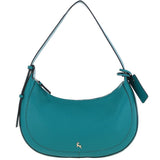 Ashwood Women's Curved Leather Shoulder Bag Deep Lake: 64192
