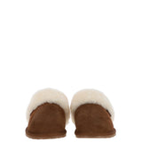 Women's Classic Suede Sheepskin Slippers Chestnut: Pippa