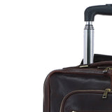 Ashwood Leather Business Trolley Bag Brown: PL-51