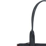 Ashwood Leather & Harris Tweed® Cloth Genuine Leather Shoulder Bag Black/Green/Red: TW-23-07-BR