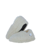 Soft and Cosy Full Woollen Unisex Indoor Slippers in Natural: Pantofole