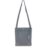 XSpirit' Leather Crossbody Bag Charcoal Grey: 63033/CB4