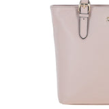 Elegant Shoulder Bag with Adjustable Straps Beige: 64562